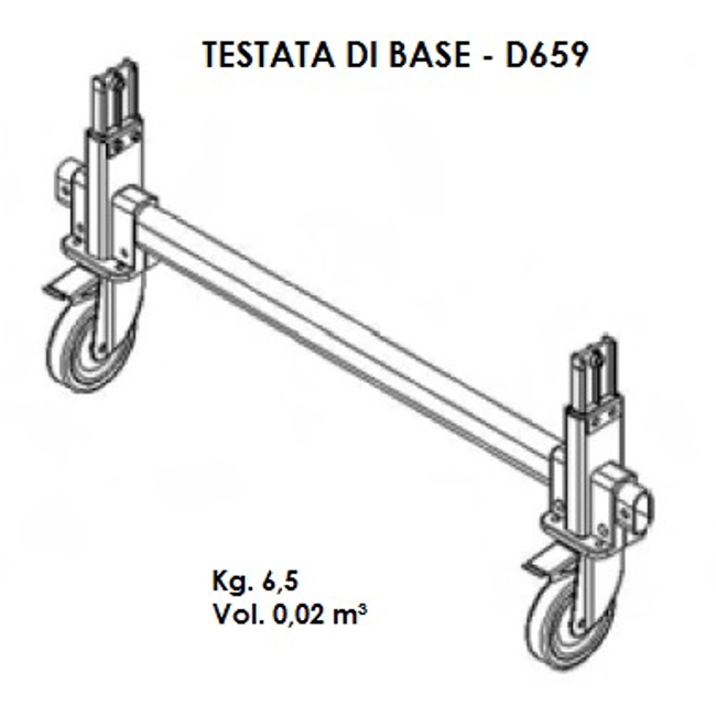 Vendita online Testata di base per trabattello DOGE 65